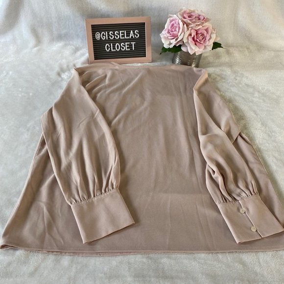 NWT Ann Taylor KEYHOLE MIXED MEDIA TOP Large - Picture 7 of 7